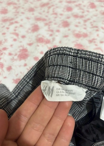 Gri Pamuklu Salaş Midi kız çocuk Kumaş Pantolon - Görsel 8