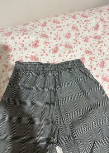 Gri Pamuklu Salaş Midi kız çocuk Kumaş Pantolon - Görsel 4