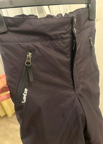 Siyah Bel Detaylı Unisex Kayak Pantolonu - Görsel 3
