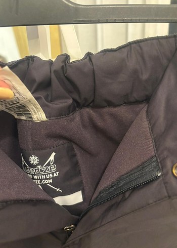 Siyah Bel Detaylı Unisex Kayak Pantolonu - Görsel 6