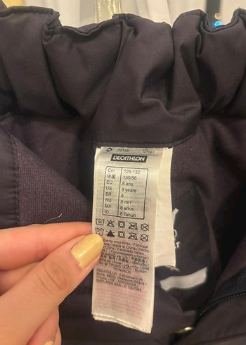 Siyah Bel Detaylı Unisex Kayak Pantolonu - Görsel 7