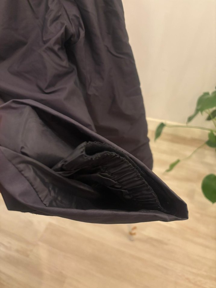 Siyah Bel Detaylı Unisex Kayak Pantolonu - Görsel 5