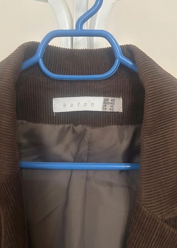 Kahverengi Süet Kadın Blazer Ceket - Görsel 4