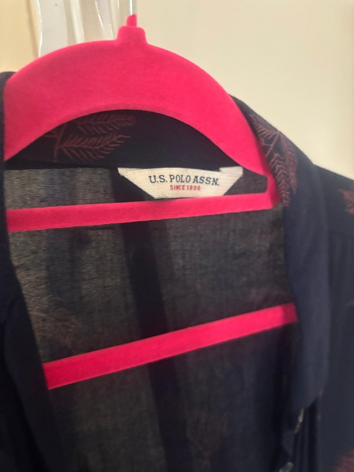 Düğmeli Siyah Uzun Kollu Kadın Gömlek - Görsel 5