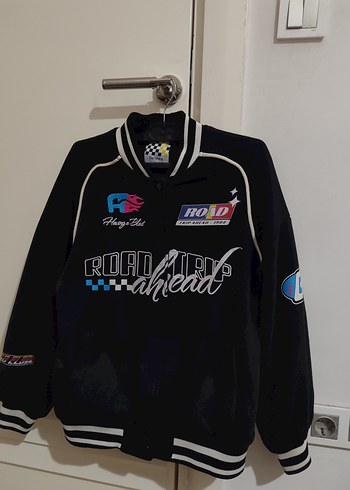 Siyah Baskılı Kadın ceket - Görsel 2