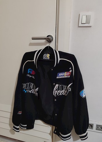 Siyah Baskılı Kadın ceket - Görsel 3