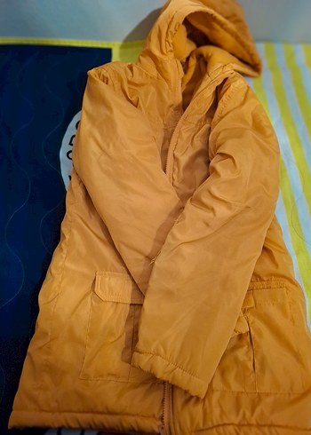 Parlak Sarı Erkek Çocuk Kapüşonlu Yağmurluk - Görsel 7