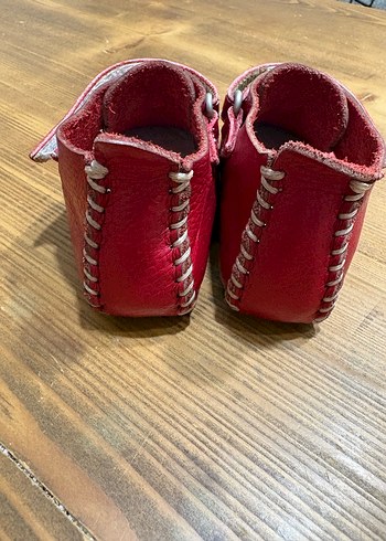 Kız Çocuk Deri İlk Adım Ayakkabısı - Görsel 5