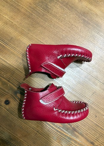 Kız Çocuk Deri İlk Adım Ayakkabısı - Görsel 2