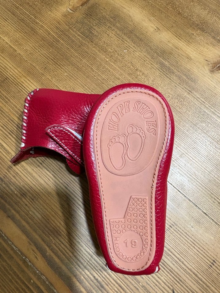 Kız Çocuk Deri İlk Adım Ayakkabısı - Görsel 3