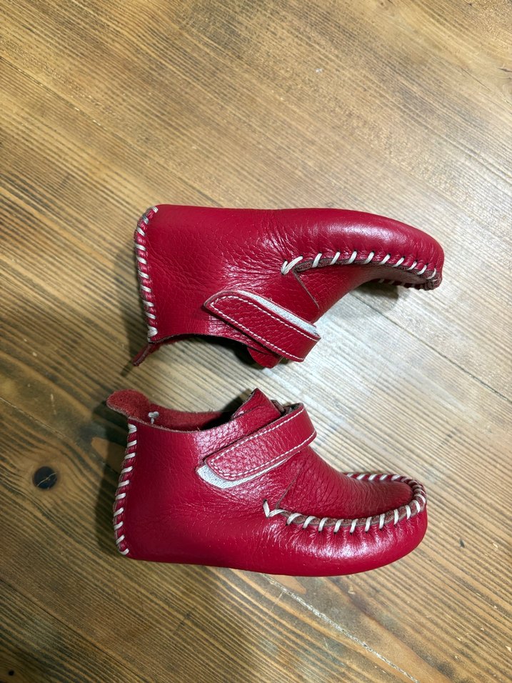 Kız Çocuk Deri İlk Adım Ayakkabısı - Görsel 2