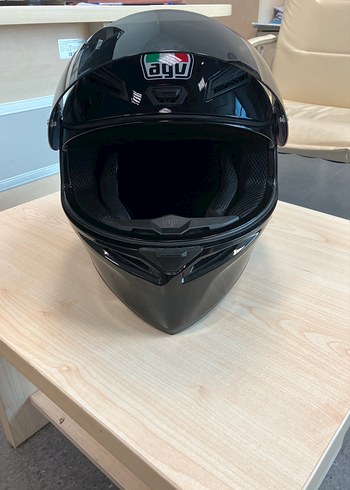 AGV K1s Parlak Siyah Cam Biker Motosiklet Kaskı - Görsel 2