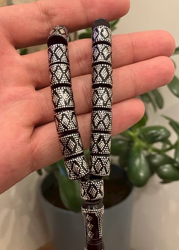 Full Gümüş İşlemeli Kesme Kehribar - Görsel 3