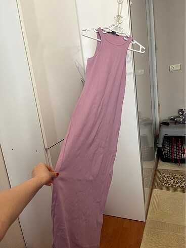 Maxi penye elbise