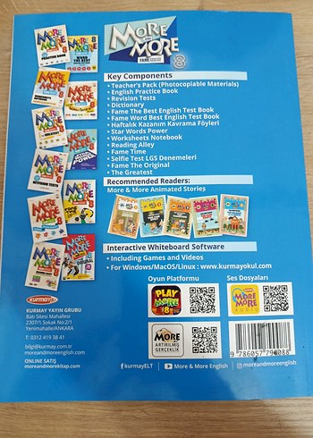 More and More 8 İngilizce Test Kitabı - Görsel 2