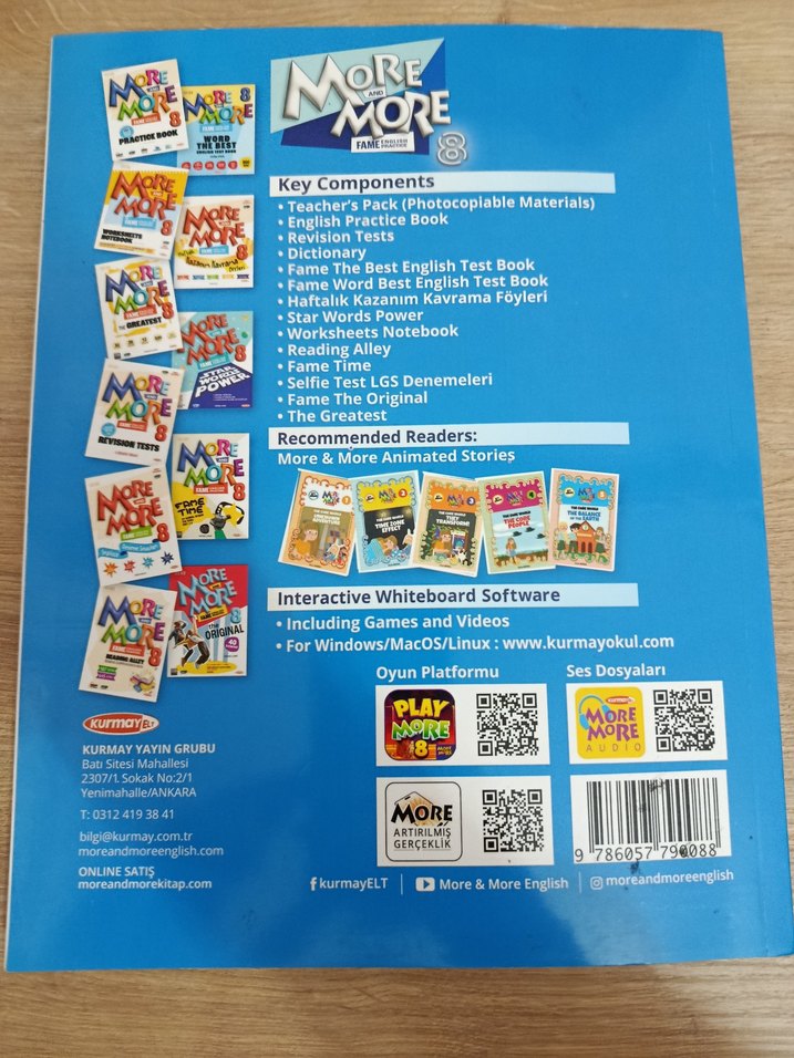 More and More 8 İngilizce Test Kitabı - Görsel 2