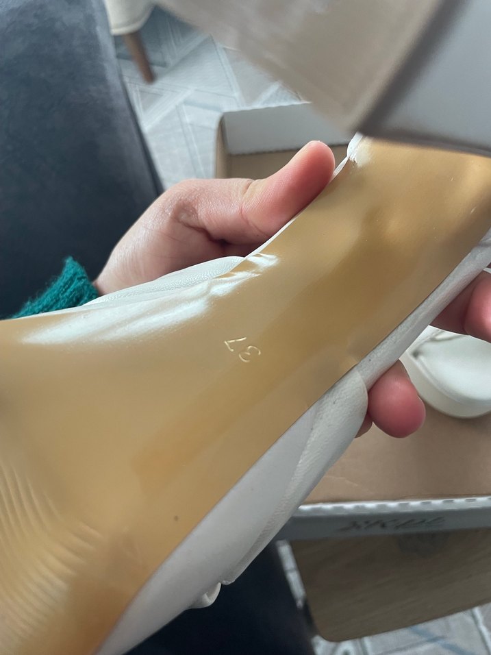 Beyaz Dolgu Topuklu Kadın Abiye Ayakkabı - Görsel 3