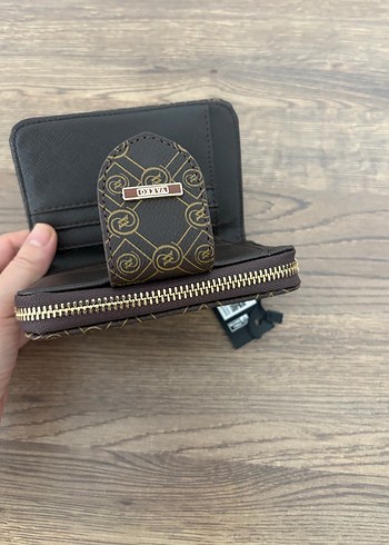 Vakko Baskılı Deri Kadın Cüzdan - Görsel 9