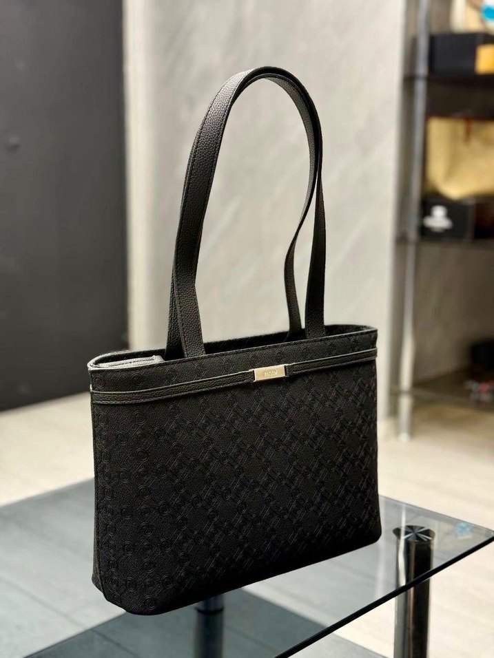 Kadın Siyah Deri Omuz Çantası - Görsel 5