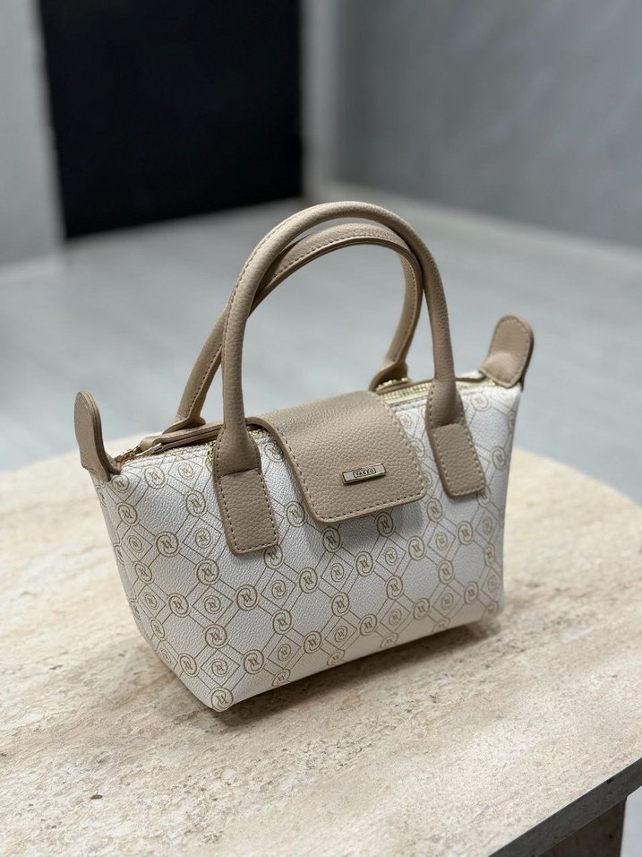 Klasik Elegan Beyaz Deri Kadın Çanta - Görsel 4