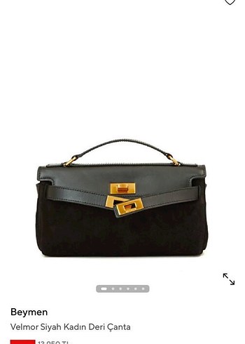 Beymen Kahverengi Süet Tokalı Kadın Çanta - Görsel 2