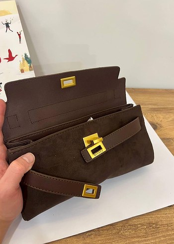 Beymen Kahverengi Süet Tokalı Kadın Çanta - Görsel 10