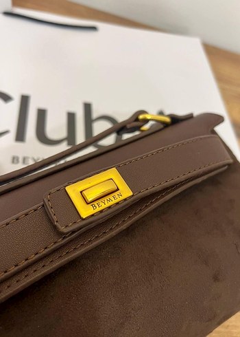 Beymen Kahverengi Süet Tokalı Kadın Çanta - Görsel 11