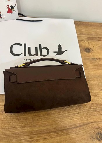 Beymen Kahverengi Süet Tokalı Kadın Çanta - Görsel 8