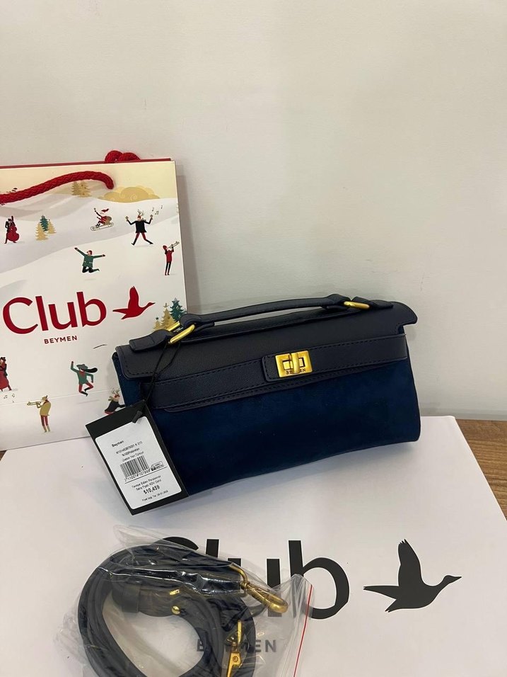 Beymen Kahverengi Süet Tokalı Kadın Çanta - Görsel 5