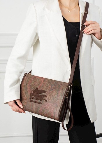 Beymen club..Nakışlı Deri Bohem Kadın Portföy Çanta - Görsel 3