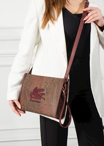 Beymen club..Nakışlı Deri Bohem Kadın Portföy Çanta - Görsel 8