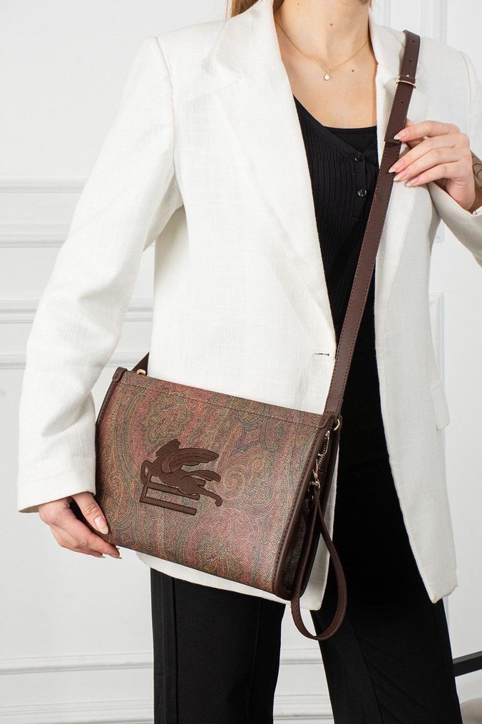 Beymen club..Nakışlı Deri Bohem Kadın Portföy Çanta - Görsel 3