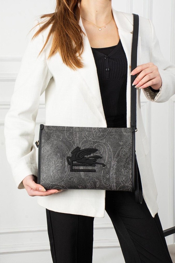 Beymen club..Nakışlı Deri Bohem Kadın Portföy Çanta - Görsel 5