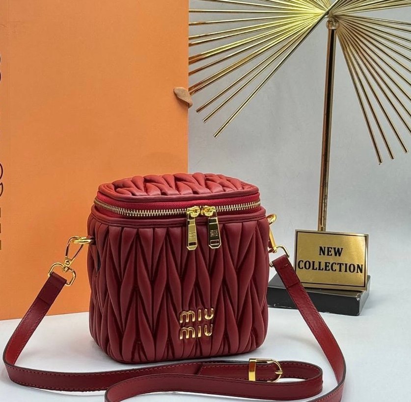 Bej Deri Nakışlı Fermuarlı Kadın Çantası - Görsel 2