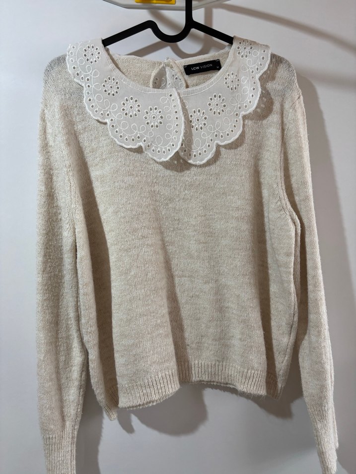 LCW Vision Beyaz Dantel Detaylı Kadın Bluz - Görsel 2