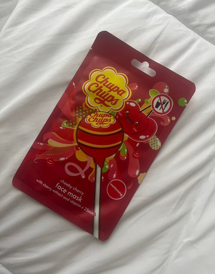 Chupa Chups Çilek ve Vişne Yüz Maskesi - Görsel 3