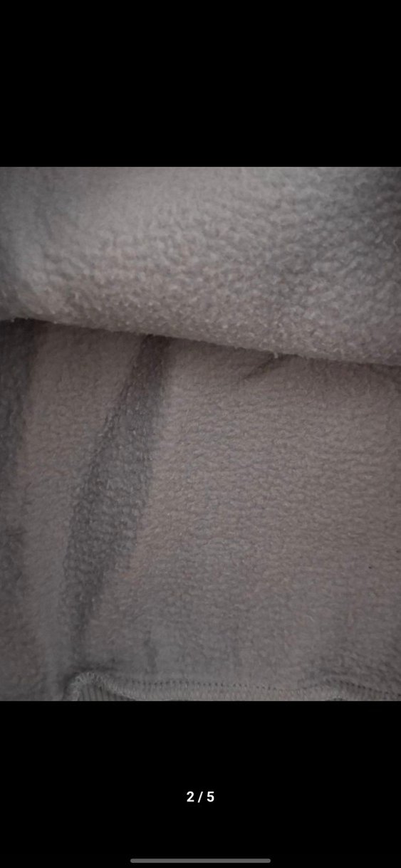 Gri V Yaka Kadın Sweatshirt - Görsel 2