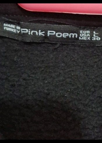 Kadın Siyah Yüksek Yakalı içi Şardonlu Uzun Kollu Sweatshirt - Görsel 2