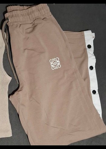 CROP VE ÇITÇIT YIRTMAÇLI EŞOFMAN ALTI - Görsel 3