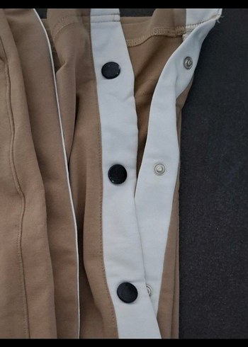 CROP VE ÇITÇIT YIRTMAÇLI EŞOFMAN ALTI - Görsel 4