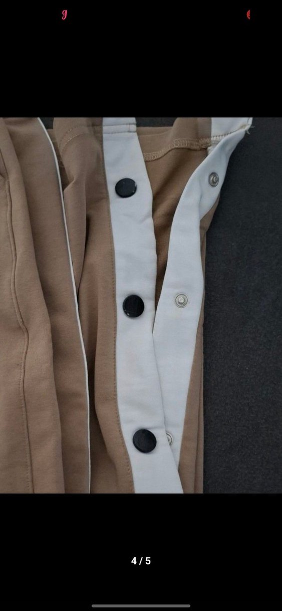 CROP VE ÇITÇIT YIRTMAÇLI EŞOFMAN ALTI - Görsel 4