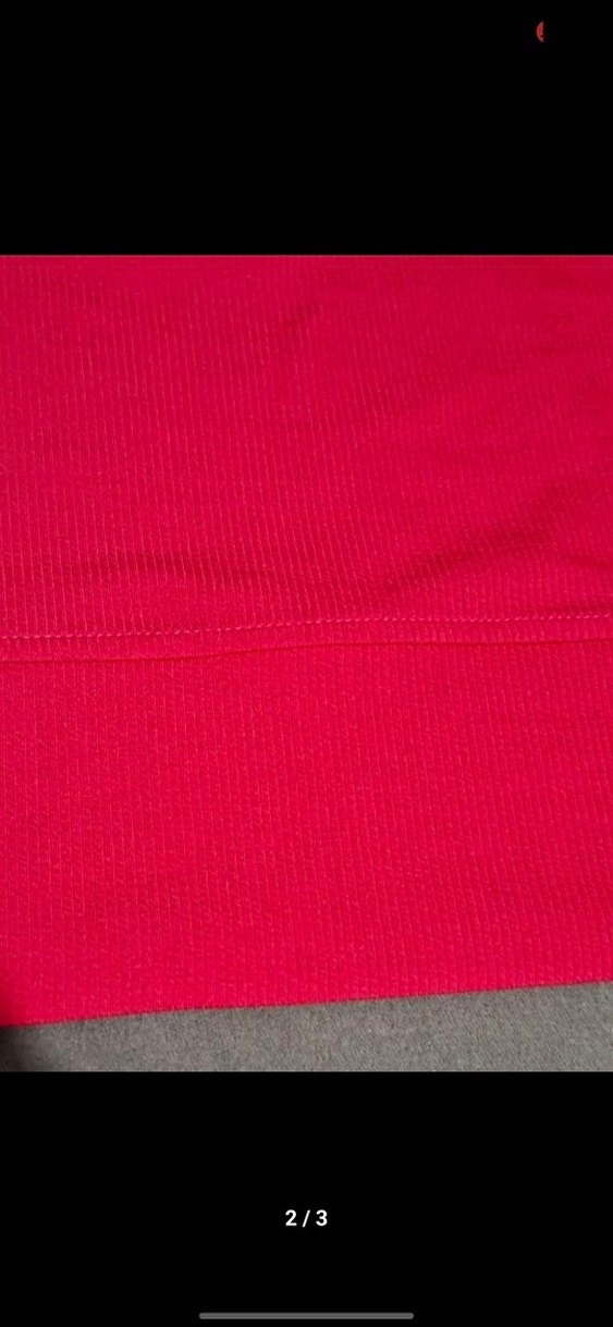 Kırmızı Kadın Atlet, Kolsuz, Bateau Yaka - Görsel 2