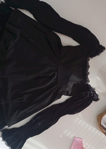 Siyah Mini Boy Fitted Elbise - Görsel 2