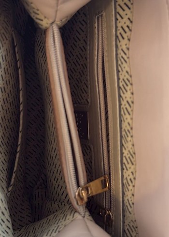 İnci marka Bej Deri Tokalı Kadın Sırt Çantası - Görsel 4