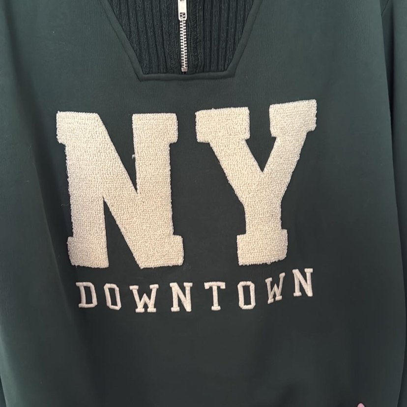 Koton marka Yeşil Fermuarlı Yüksek Yakalı Sweatshirt - Görsel 5