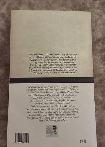 Oblomov - Ivan Aleksandroviç Gonçarov KLASIKLER DIZISI - Görsel 2