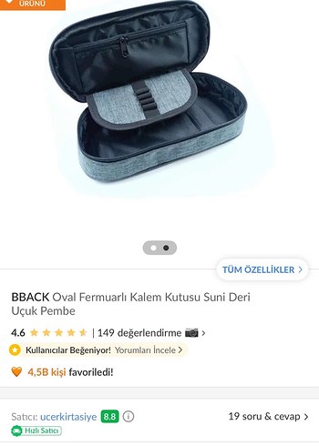 Bback kalem kutusu siyah - Görsel 6