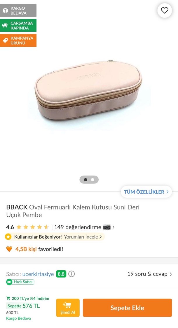 Bback kalem kutusu siyah - Görsel 5