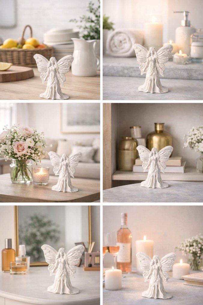 Dekoratif Melek Biblo - Görsel 3