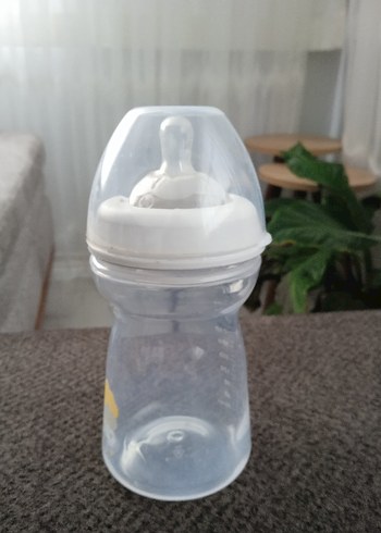 Gri Desenli Beyaz Bebek Biberonu - Görsel 2